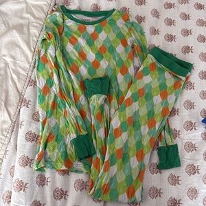 Dragon Scales Two-Piece Bamboo Viscose Pajama Set - 9/10